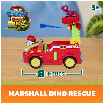 PAW Patrol The Dino Movie Marshall Dino Rescue Firetruck Toy Vehicle