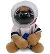 DolliBu Big Eyed Pug Dog Astronaut Plush Toy - Pet Astronaut Stuffed Animal with Space Helmet and NASA Astronaut Suit, Spaceman Doll Decor for Girls