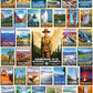 White Mountain 1000 Piece Jigsaw Puzzle, America's National Parks