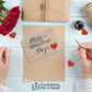 250 Small Red Heart Shaped Stickers - Valentine's Day - Stickers & Decorations, Heart Disease Awareness
