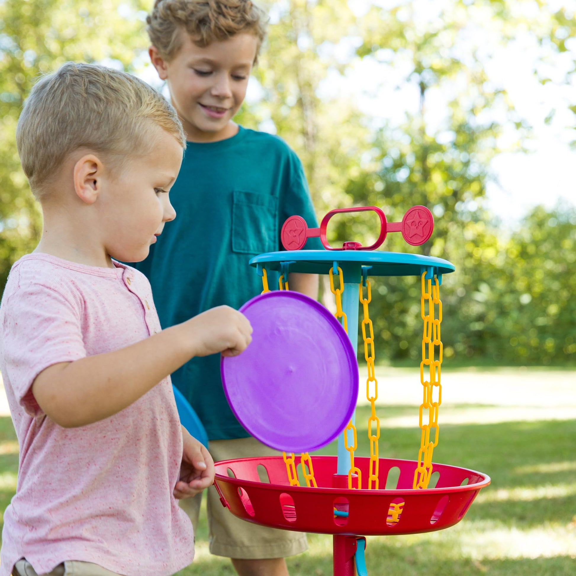 Chuckle & Roar - Family Disc Golf - Indoor or Outdoor - Fun and Family Friendly Introduction to Disc Golf - Safe and Durable - Ages 3 and Up
