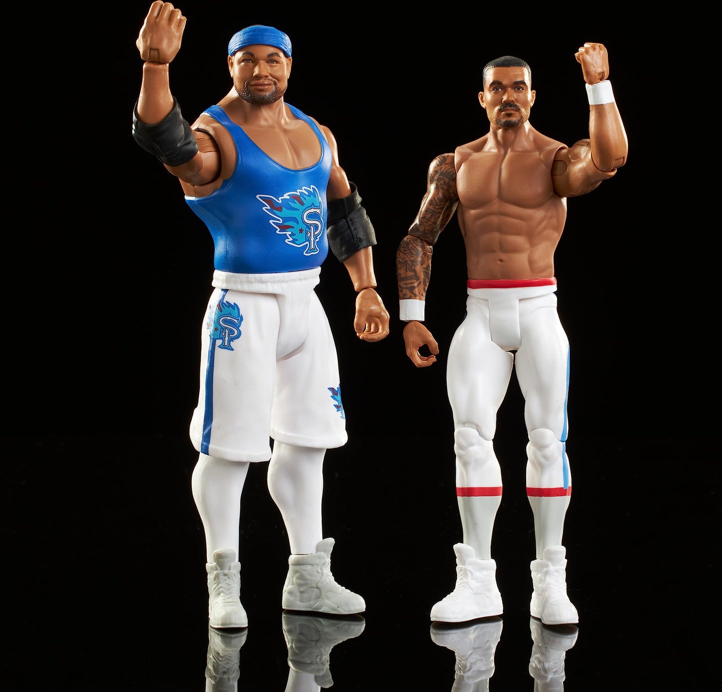 Mattel WWE Cody Rhodes vs Austin Theory Championship Showdown Action Figure 2-Pack with Championship, 6-inch
