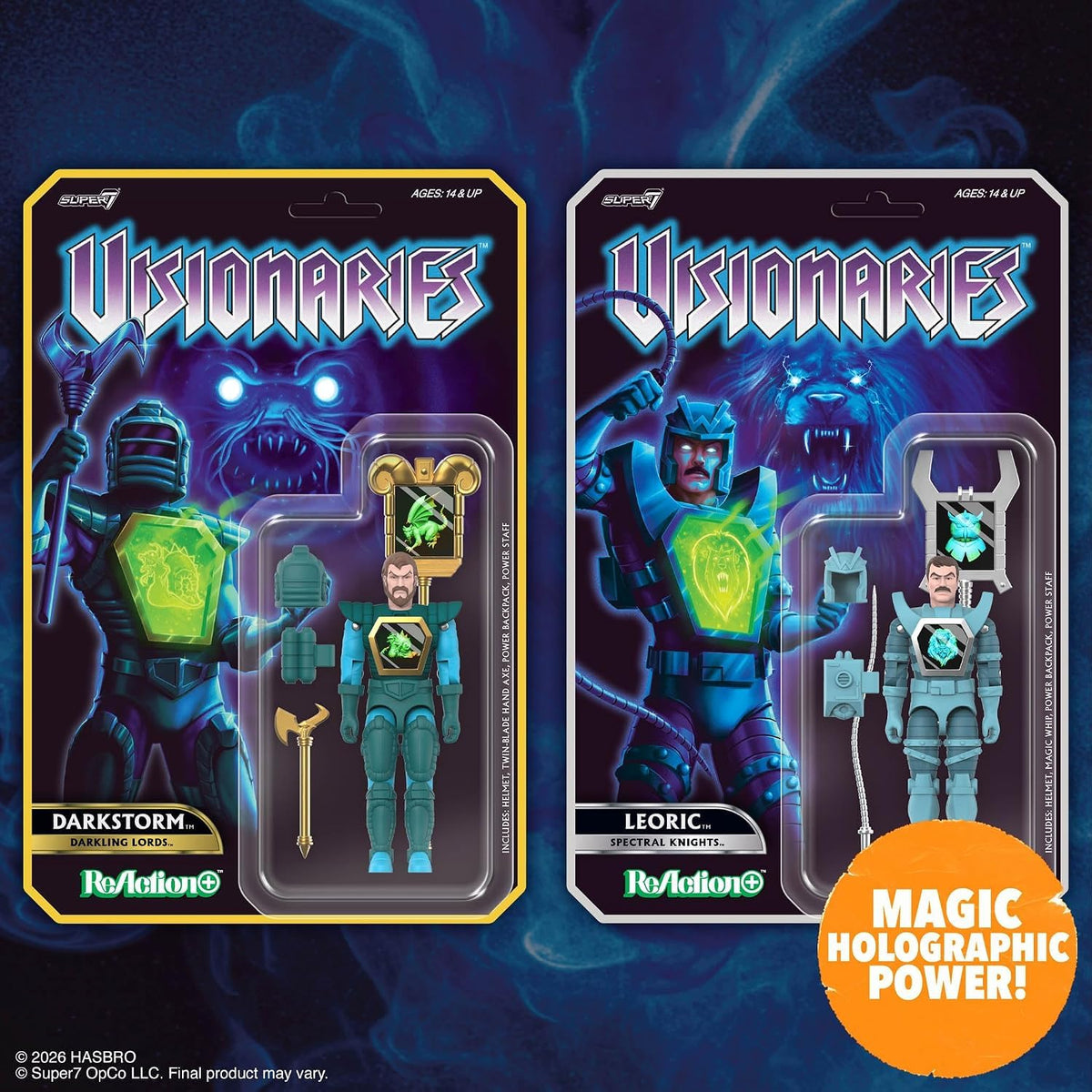 Super7 Visionaries Reaction+ Wave 01 - Leoric Action Figure