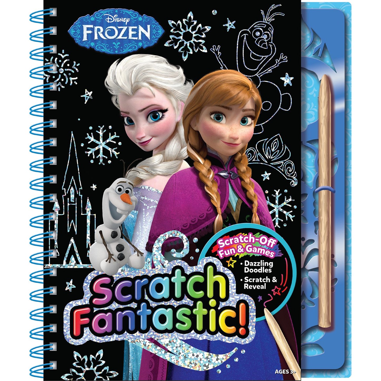 Bendon Frozen Elsa & Anna Coloring and Activity Book | Elsa Coloring Book | Scratch Fantastic (Scratch Off) | Includes Scratch Pen | Officially