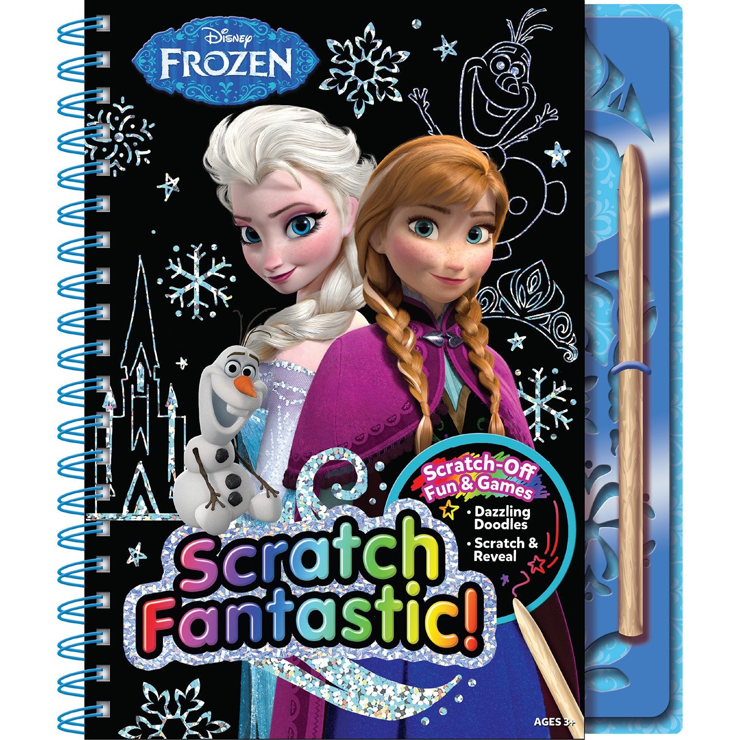 Bendon Frozen Elsa & Anna Coloring and Activity Book | Elsa Coloring Book | Scratch Fantastic (Scratch Off) | Includes Scratch Pen | Officially