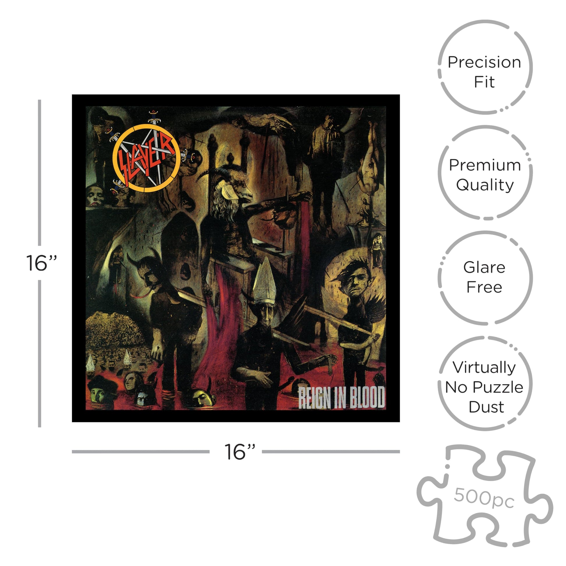 Slayer Reign in Blood (500 Piece Jigsaw Puzzle)