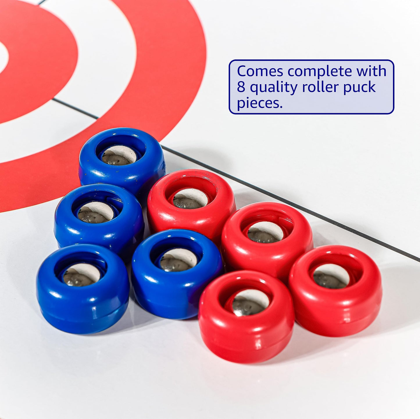 Trademark Innovations Table Top Games Shuffle Board Game Table Portable Game Table Curling Game