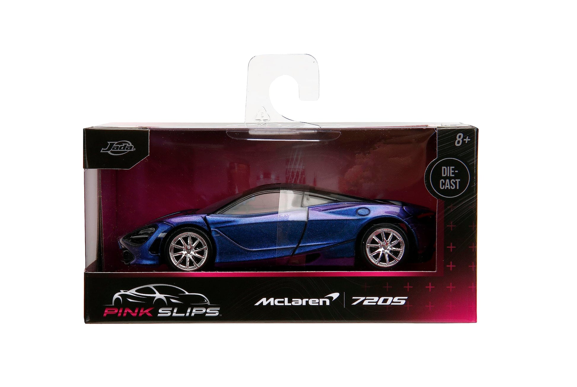 Jada Pink Slips 1:32 W1 McLaren 720S Die-Cast Car, Toys for Kids and Adults (Iridescent Purple)