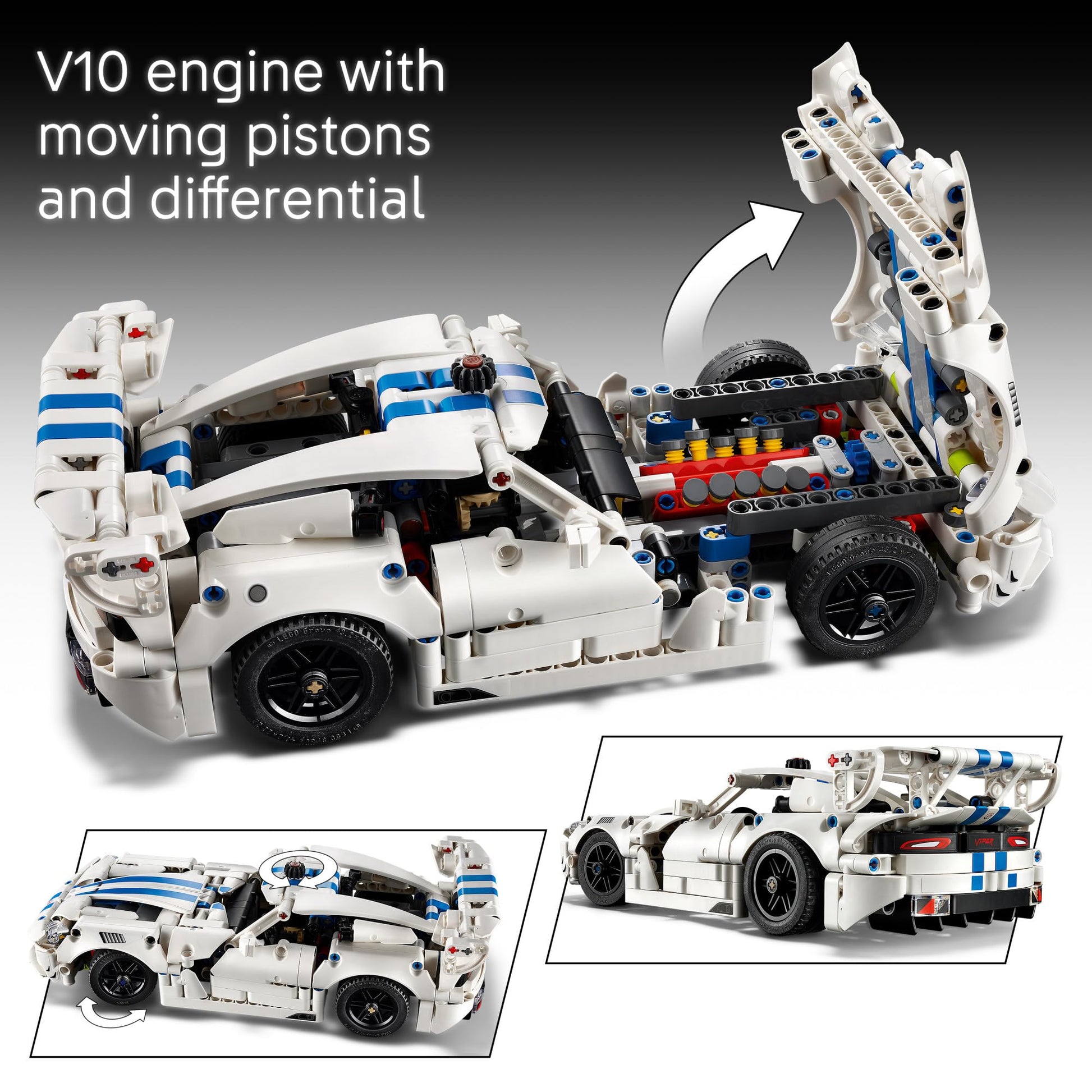 LEGO Technic Dodge Viper GTS-R Sports Car 42234