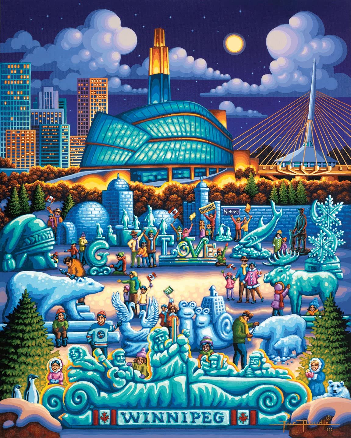 Dowdle Jigsaw Puzzle - Winnipeg - 1000 Piece