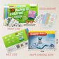 Foraineleyo Hands-On Math with 30 Paper Folding 3D Flexible Models Series 2 - STEM Origami Tutorial Book for Boys Girls Ages 6-12 - Explore Shapes