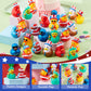 JOYIN 24 Pcs Patriotic Rubber Ducks, Red White Blue 4th of July Bulk Ducks with 8 Designs, Independence Day Duck with Flag Prints, Patriotic Party