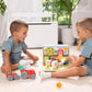Melissa & Doug Blockables Farm Connectable Wooden Building Blocks Set