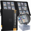 X PRO Top Load Card Binder - Compatible with Top-loading Card Cases - Fits 252 | 20 Premium Loaders Included | 9-Pocket Ringless Double-Sided Pages |
