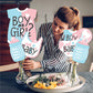 Big Dot of Happiness Baby Gender Reveal - Team Boy or Girl Party Centerpiece Sticks - Showstopper Table Toppers - 35 Pieces
