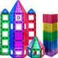 Magnetic Tiles Building Blocks - 113pcs Advanced Set - STEM Toys for 3+ Year Old Boys and Girls -Strongest Magnets - Includes 13 Piece Insert Alphabet