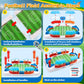 Mini Foosball Table Game Soccer Toys for Kids Ages 3 4 5 6 7 8-12 - Portable Soccer Board Game, Interactive Tabletop Sports Toy, for Boys Girls