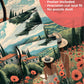 TUMBAUMBA, Puzzle for Adults 1000 Pieces, Art Jigsaw Puzzles, Colorfull Landscape Puzzles Girl in The Poppy Field, Mate Finish, Poster Included 1000