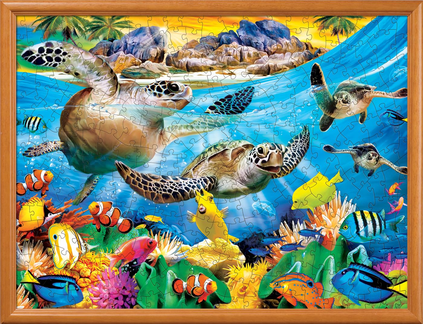 MasterPieces 300 Piece EZ Grip Jigsaw Puzzle - Breaking Waves - 18"x24"