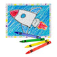 Hygloss 24 Blank Jigsaw Puzzles - 4 x 5.5 Inch, 16 Pieces Each - DYI party invites, Perfect for Decorating, Kids' Activities, Arts & Crafts or Party
