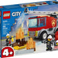 LEGO City Fire Ladder Truck 60280 Building Kit; Fun Firefighter Toy Building Set for Kids, New 2021 (88 Pieces)