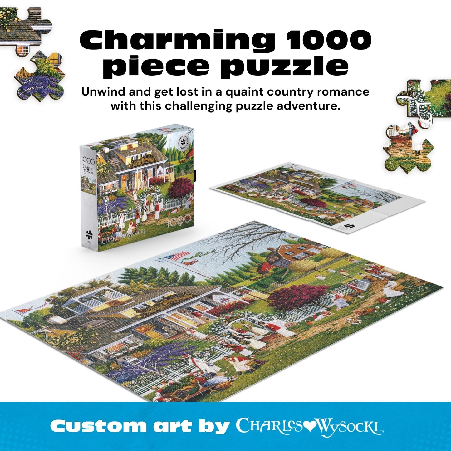 Buffalo Games - Charles Wysocki Love - 1000 Piece Jigsaw Puzzle for Adults