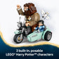 LEGO Harry Potter Hagrid & Harry's Motorcycle Ride Building Toy - Kids Motorcycle Toy for Boys and Girls, Harry Potter Fans, Ages 9+ - Gift Idea