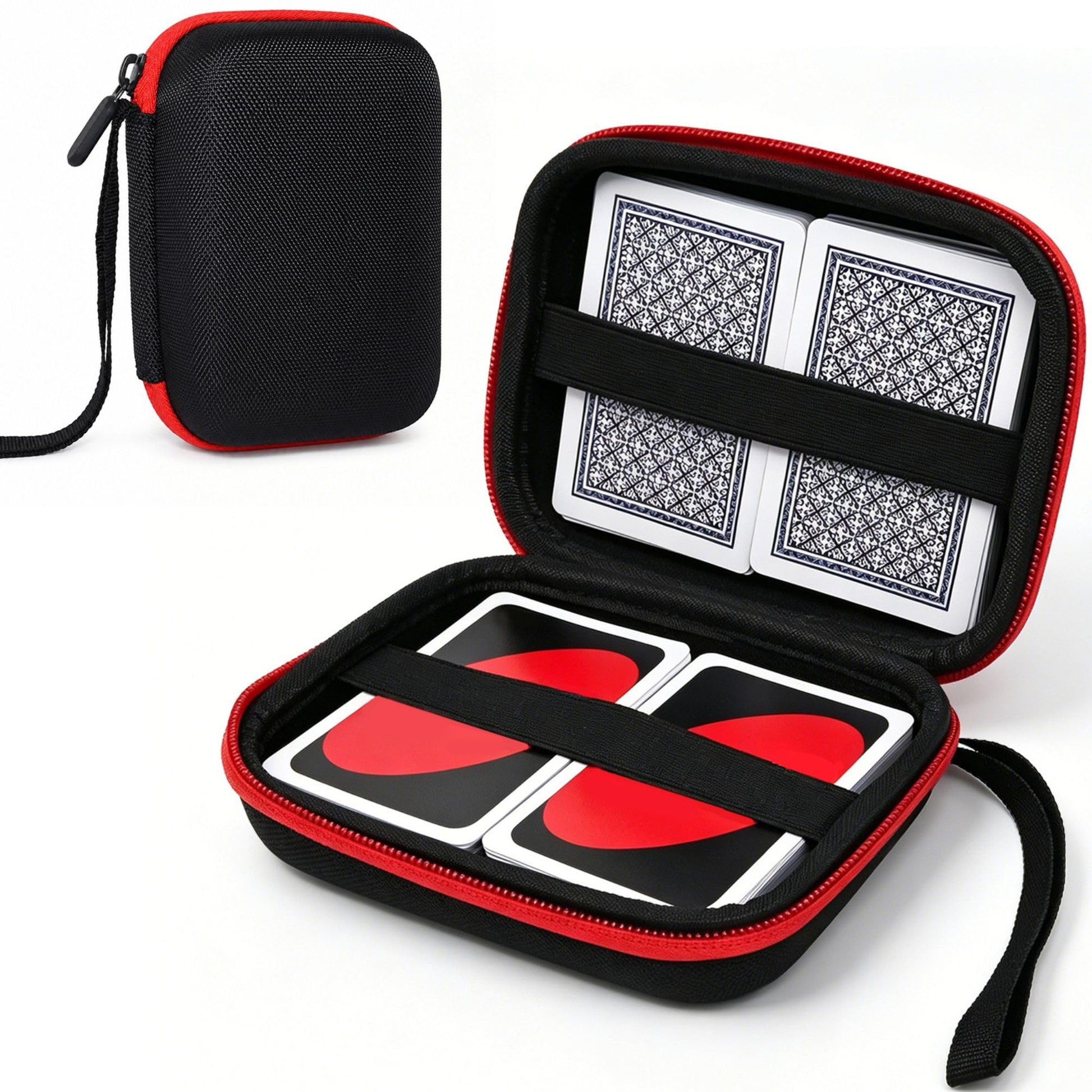Mavronley Playing Card Game Case, Card Holder, Storage Box for UNO, SKYJO, Five Crowns, Phase 10 and More (Case Only)