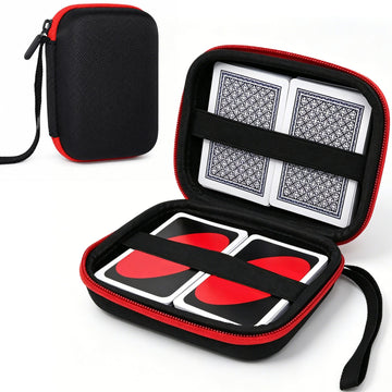 Mavronley Playing Card Game Case, Card Holder, Storage Box for UNO, SKYJO, Five Crowns, Phase 10 and More (Case Only)