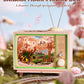 ROBOTIME 3D Wooden Puzzles for Adults DIY Miniature House Kits Music Box for Family Japanese Cherry Blossom Tree for Creative Gifts (Sakura Dreamy