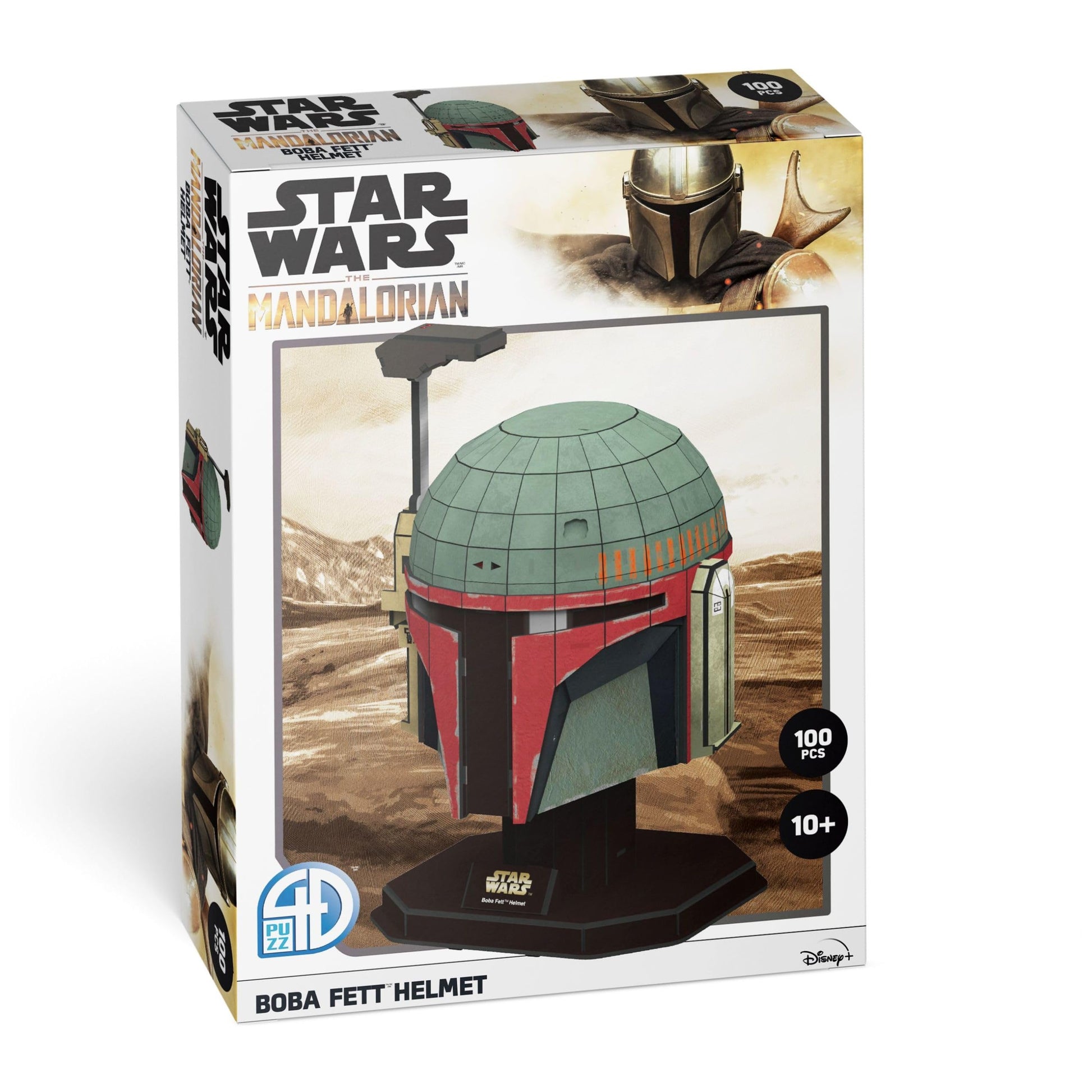 4D Cityscape Time Puzzle Star Wars 3D Paper Model Kits (Mandalorian Boba Fett Helmet) (4D51310)