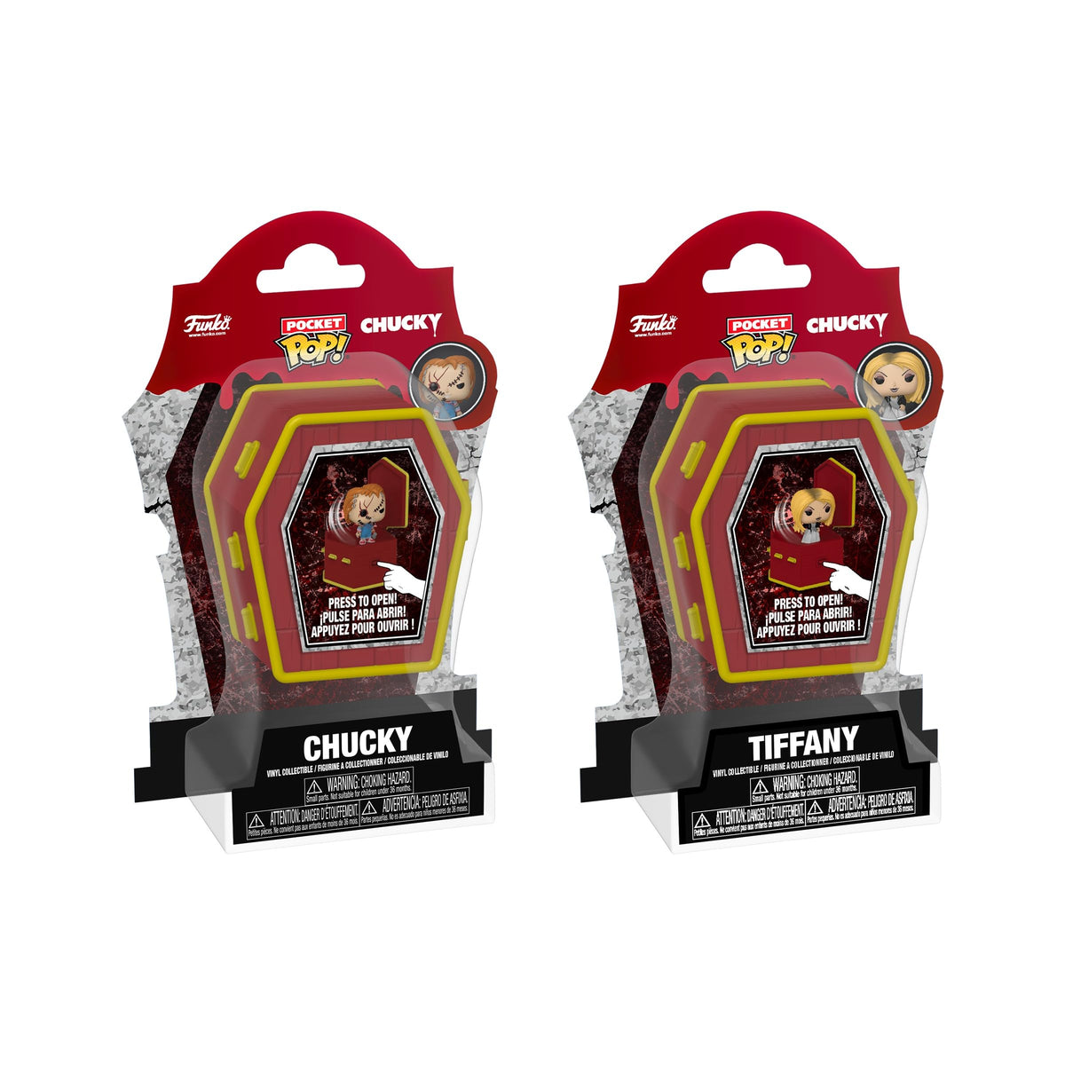 Funko Pop! Pocket POPers: Chucky - Chucky and Tiffany, 2-Pack