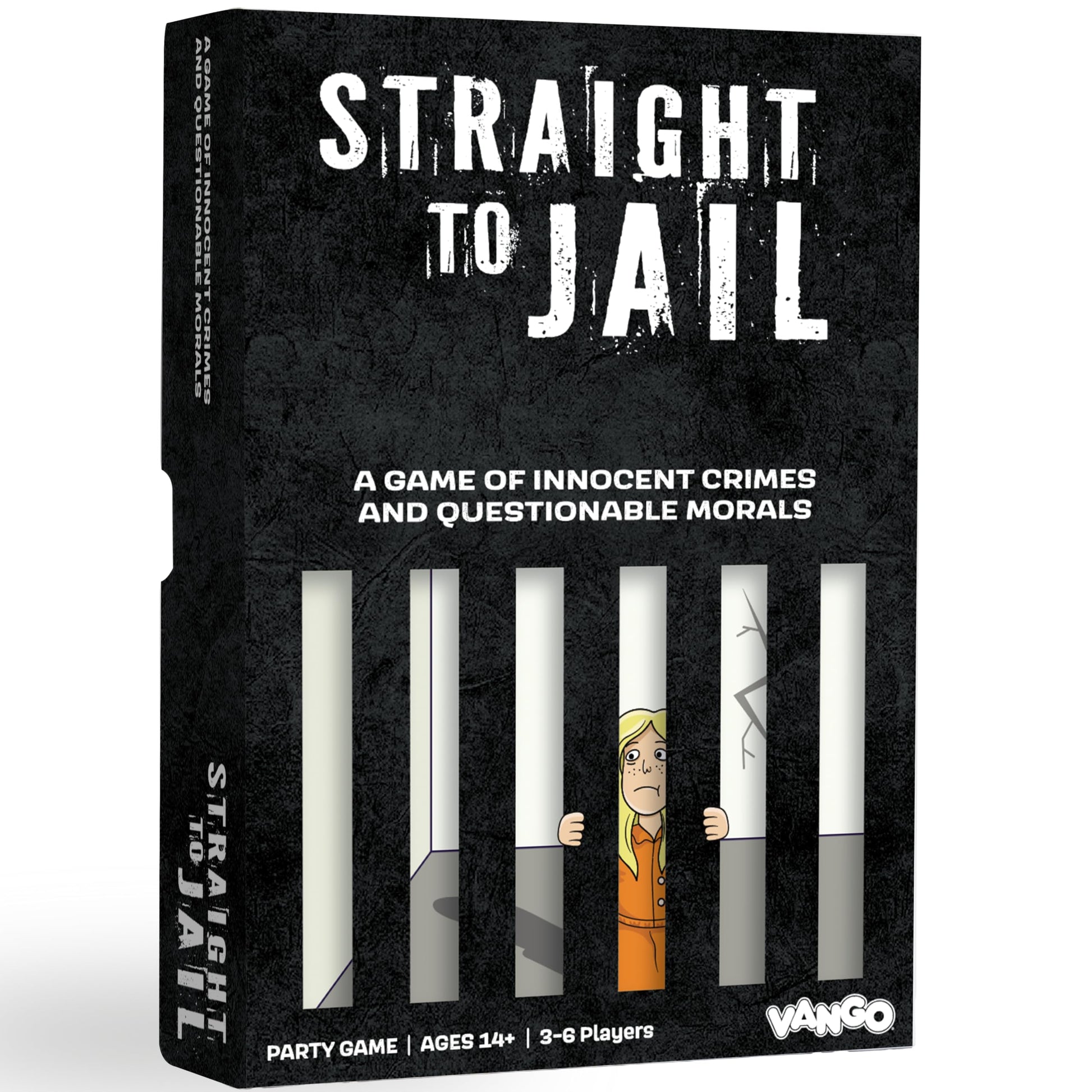 Vango Straight to Jail - A Game of Innocent Crimes and Questionable Morals - Ages 14 and Up - Card Game for 4 to 12 Players