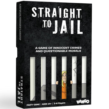 Vango Straight to Jail - A Game of Innocent Crimes and Questionable Morals - Ages 14 and Up - Card Game for 4 to 12 Players