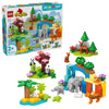 LEGO DUPLO Town 3 in 1 Wild Animal Families Building Toy Playset - Preschool Learning and Educational Toy for Toddlers, Boys and Girls, Ages 2+ -