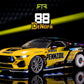 Jada Toys Pennzoil 2023 Ford Mustang RTR Chelsea Denofa Die Cast Car 1 24 Scale Championship Livery Collectible Model