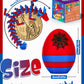 TBOLINE 4PCS 3D Printed Dragon Egg, Articulated Superhero Small Dragon Toys for Kids, 3D Printed Animals Spider Dinosaur Eggs Treasure Box Prizes