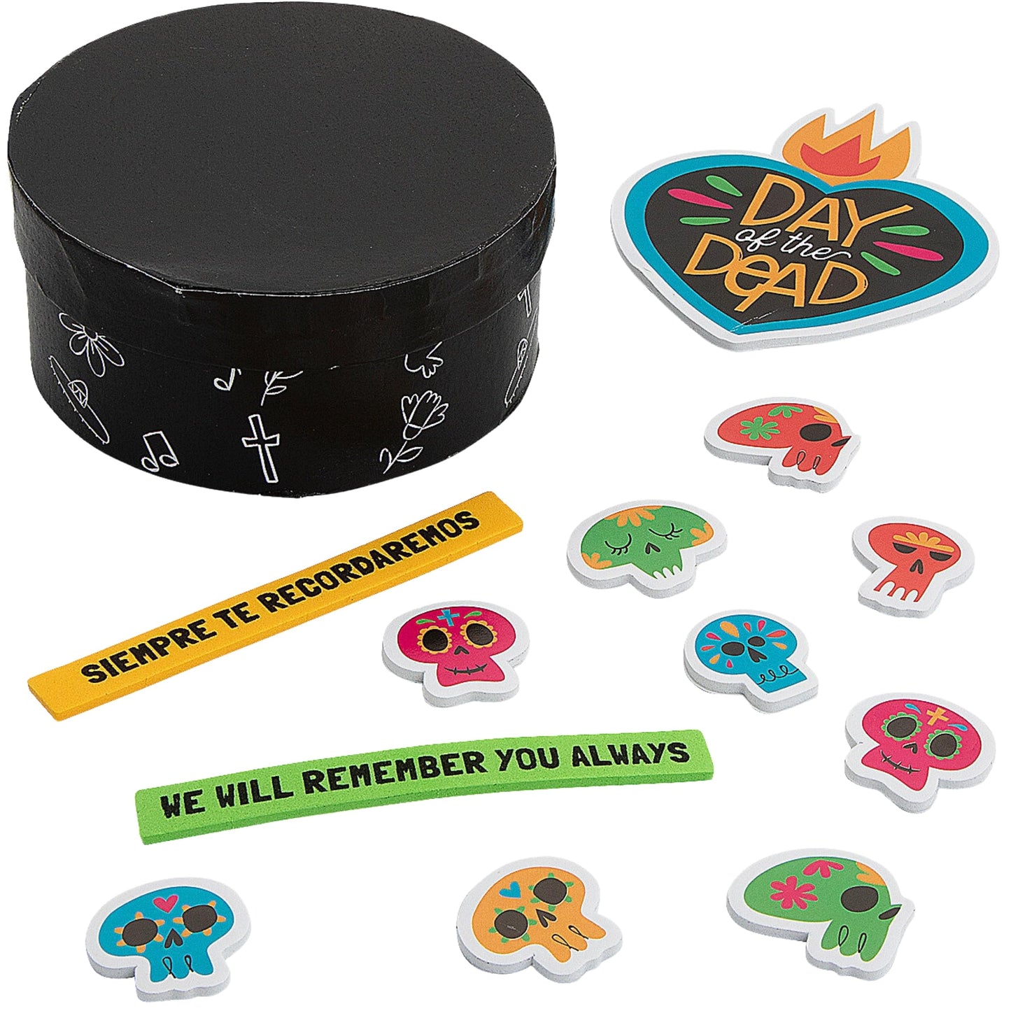 Day of The Dead Prayer Box Craft Kit, Makes 12