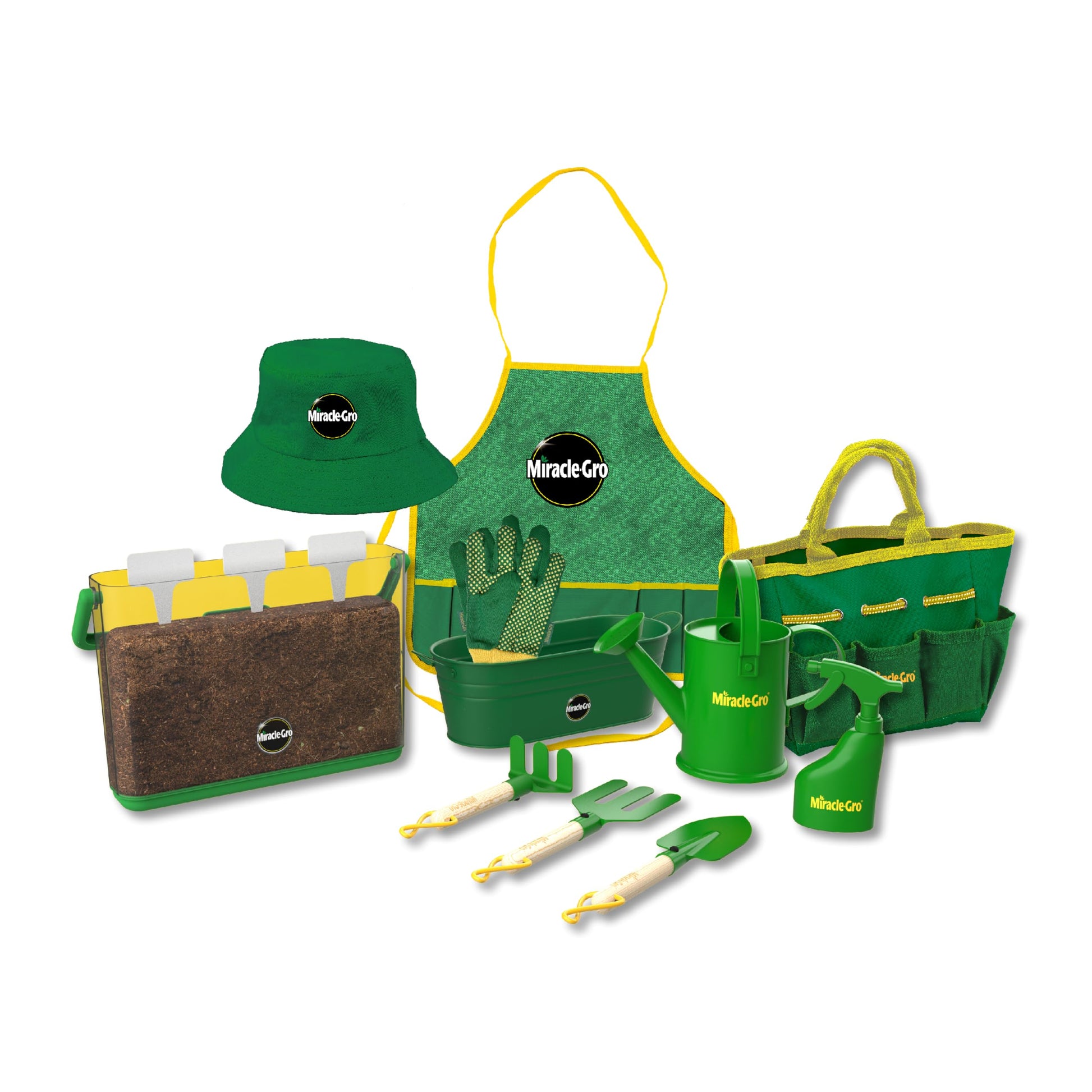Red Toolbox Kids' Garden Tool Set Childrens 23-Piece Gardening Kit, Hands-on Learning Experience for Kids 3+