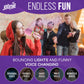 Joomie Karaoke Microphone for Kids - Wireless Bluetooth 4-in-1 MIC with Speaker, Voice Changer, Echo Effect & RGB Lights, Rechargeable, Fun Birthday