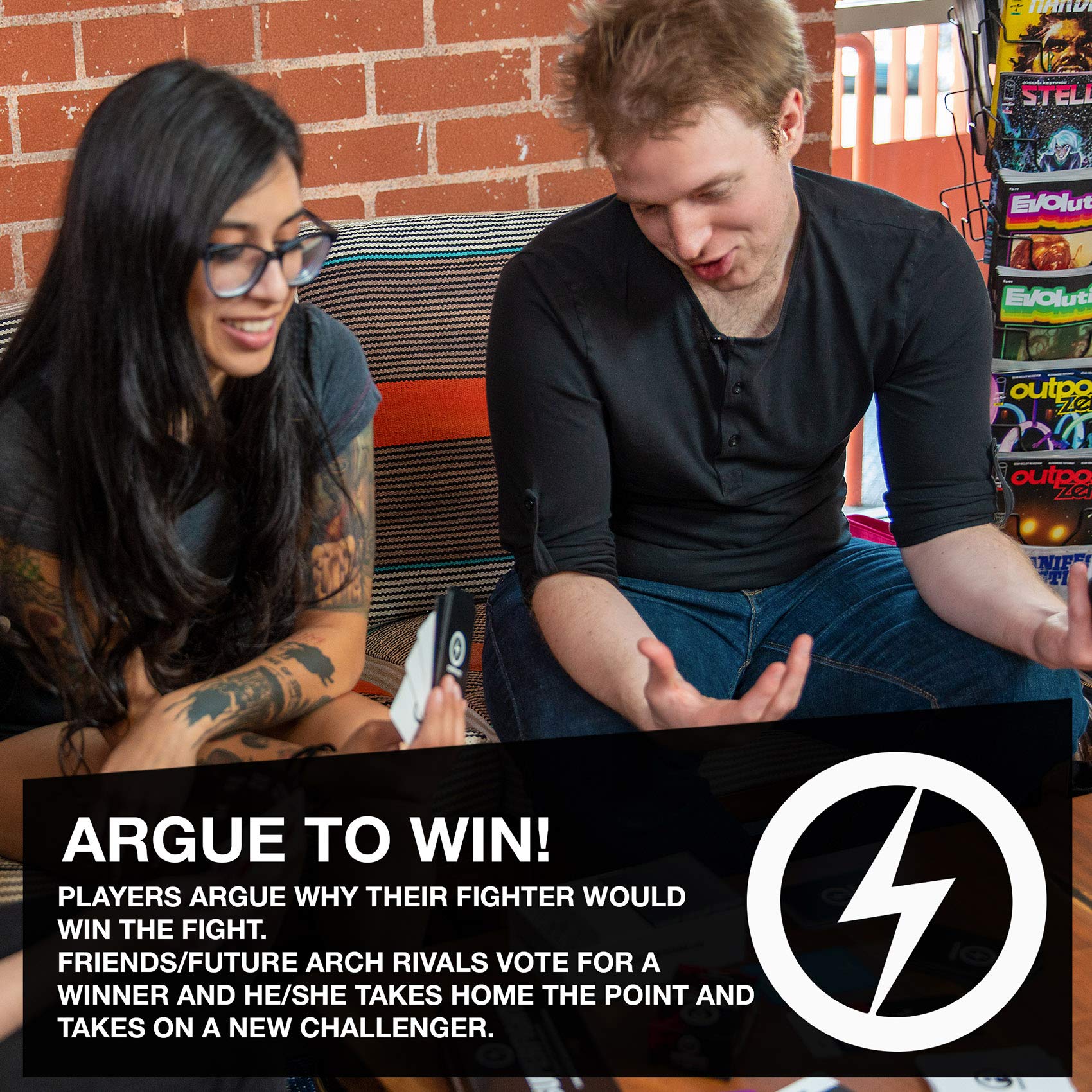 Superfight The Walking Dead: 100 Expansion Cards for the Game of Absurd Arguments, for Young Teens and Adults, 3+ Players, Ages 12 Up