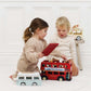 Le Toy Van - Cars & Construction - London Double Decker Bus - Wooden Bus - Role Play Toy - Suitable for Girls & Boys Age 3+, Red
