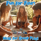 Funwares Match Frenzy: Portable Pattern Matching Puzzle Game, Family Mini Board Games, Perfect for Travel & Home Play, Road Trip Activities for Kids