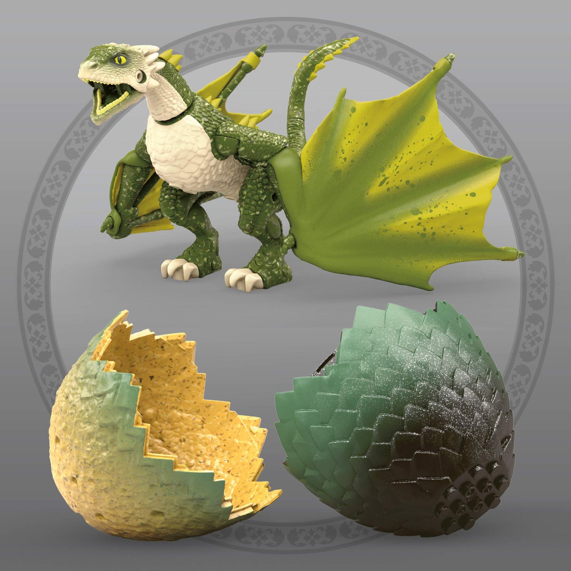 Mega Construx Game of Thrones Rhaegal Construction Set with Character Figures, Building Toys for Collectors (30 Pieces)