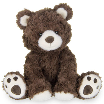 Bearington Clancy Teddy Bear Stuffed Animal 10.5" - Soft and Cuddly Stuffed Bear Plush with Weighted Bean Bag Bottom - Adorable Soft Teddy Bears Gift