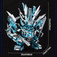kececo Dragon Mecha Transforming,Mechanical Robot Dragon-Shaped Model Building Block Toy Set, Cool Warrior, Suitable as a Christmas Birthday Gift