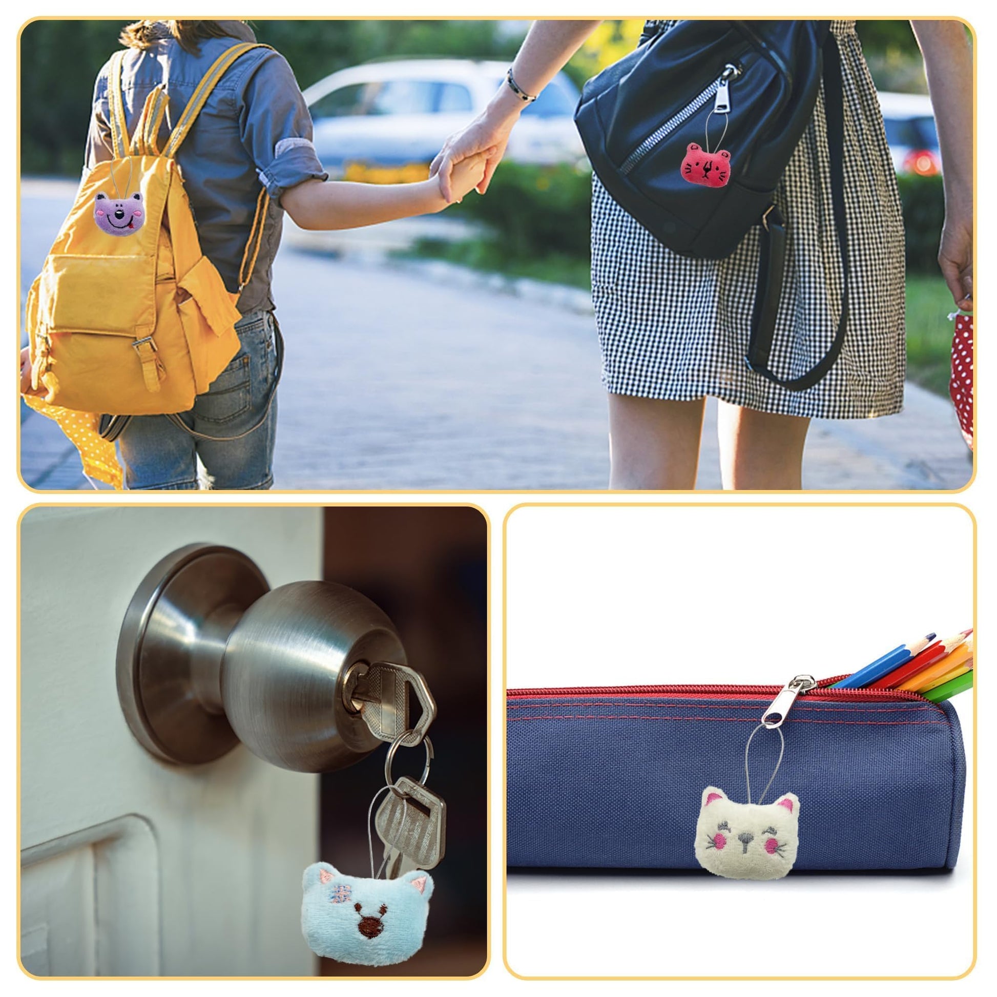 XIPEGPA 36 PCS Mini Animal Plush Toys Set Cute Small Animal Stuffed Toy Keychain for Party Favors Keychain Ornament for Goody Bag Easter Egg Stuffers