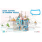 Decorated House Model Kit - Wooden Laser-Cut 3D Puzzle 174 Pieces