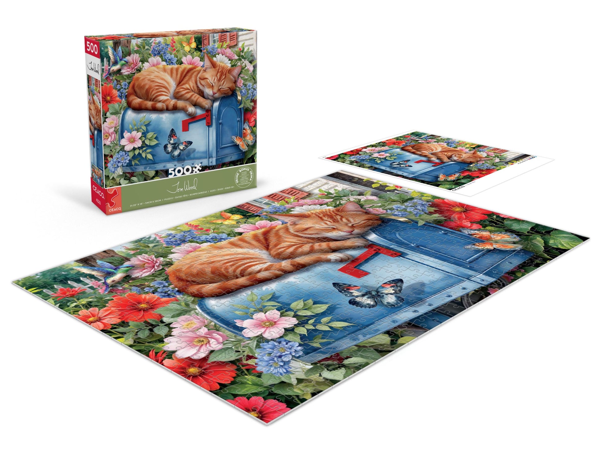 Ceaco - Cat Nap - 500 Piece Jigsaw Puzzle for Adults