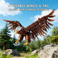 HJPLPXH Bald Eagle Building Blocks Set - Realistic Bird Animal Model, Ideal Gift for Adults & Teens.